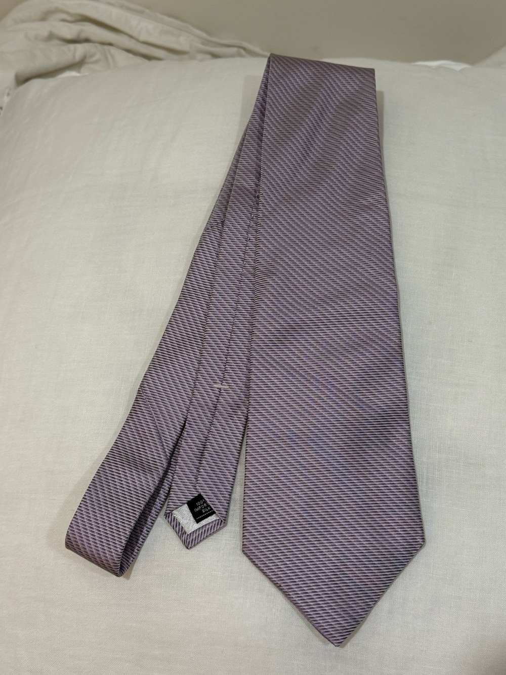 Jones New York Lavender Textured Silk Tie